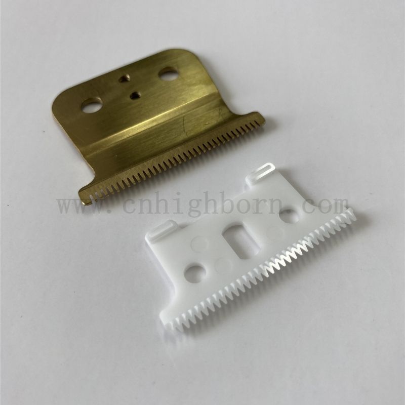 Match Match Zirconia Ceramic Ceramic Clipper Blade Set con lama da barbiere in metallo