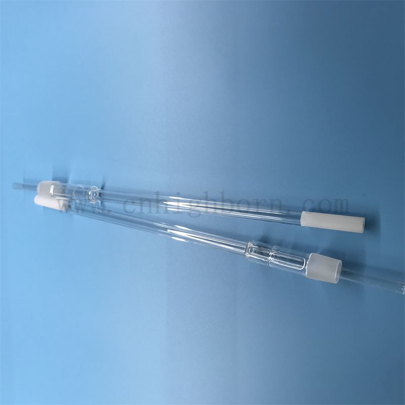 Forma a forma personalizzata resistente al calore resistente alla silice in vetro di silice tubo di quarzo