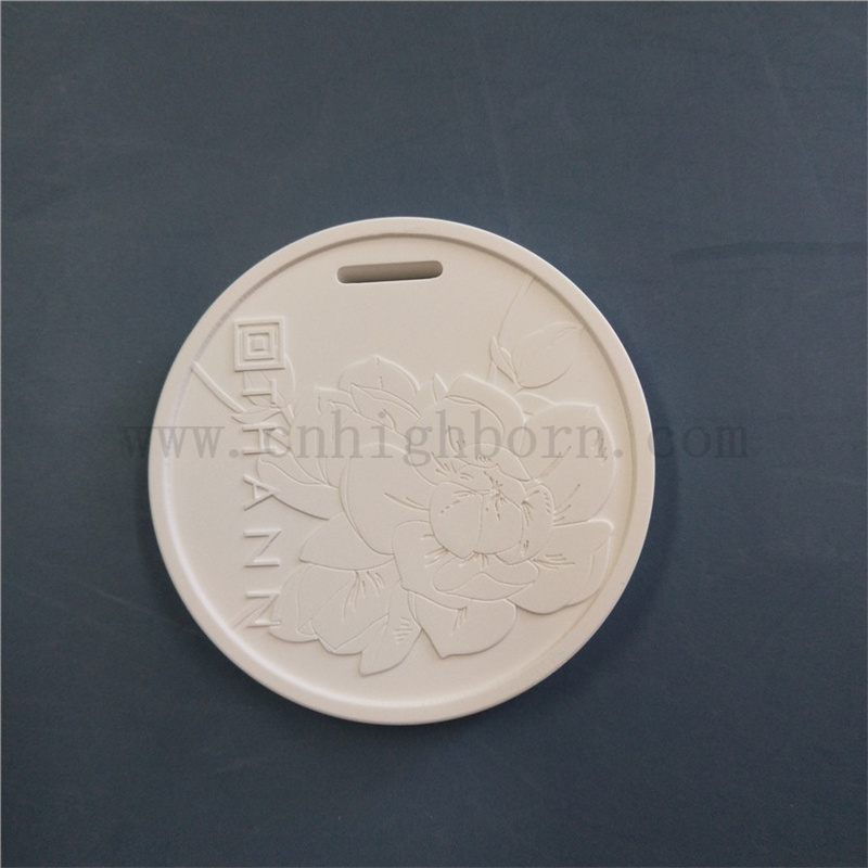 Logo Auto personalizzato Auto appeso Aroma ceramico profumato Pietra di gesso diffusore