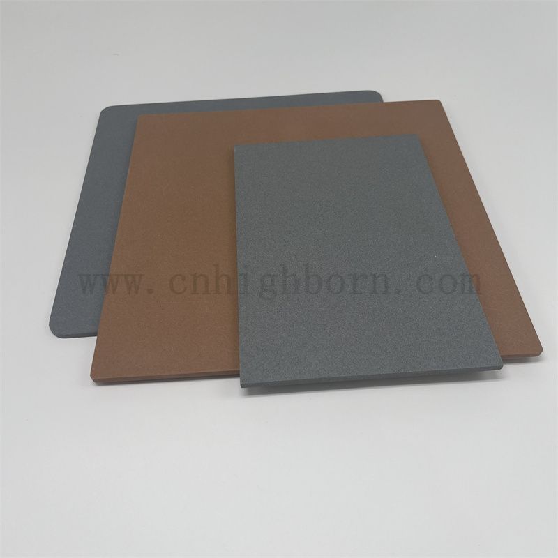 Alumina nera porosa succhiare la piastra elettrostatica adsorbimento al2o3 diffusore ceramico