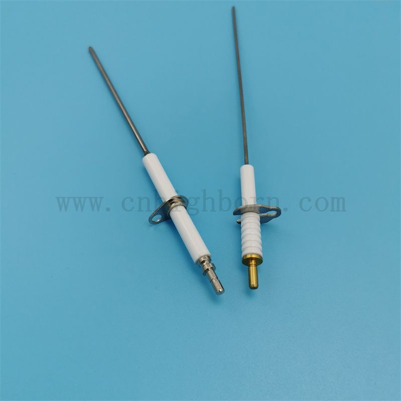 Accensione Al2O3 del bruciatore della stufa a gas dell'ago dell'accenditore in ceramica di allumina al 95%.