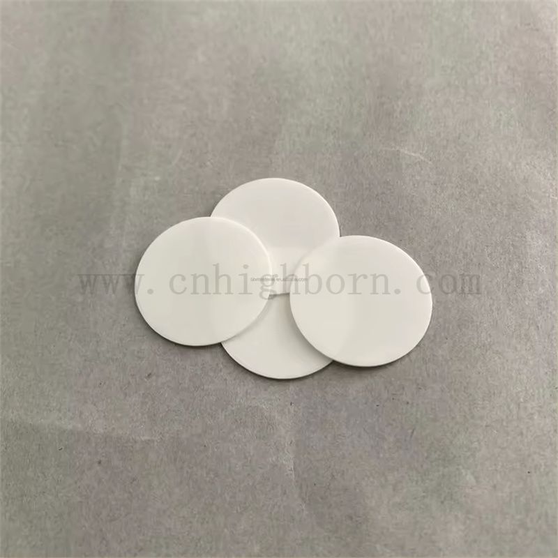 Conducibilità termica ad alta conducibilità beo wafer berillio ossido ceramico piastra di substrato rotondo