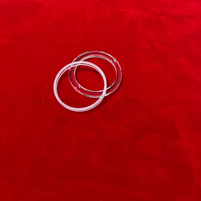 Flangia di quarzo a macinatura chiara di alta qualità per personalizzare