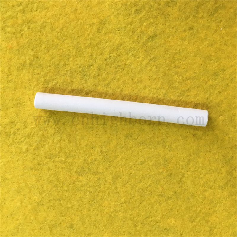 Porosità personalizzata Pipi di ceramica di allumina porosa bianca tubi filtro AL2O3