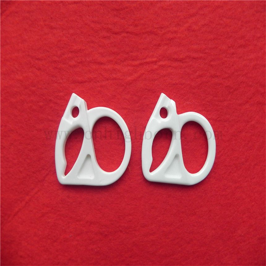 Guida per occhiello in ceramica di zirconia personalizzata per parti della macchina tessile