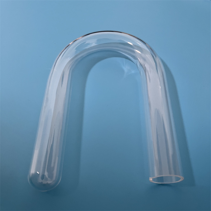 Resistenza al calore a forma a forma di vetro in silice personalizzato trasparente trasparente