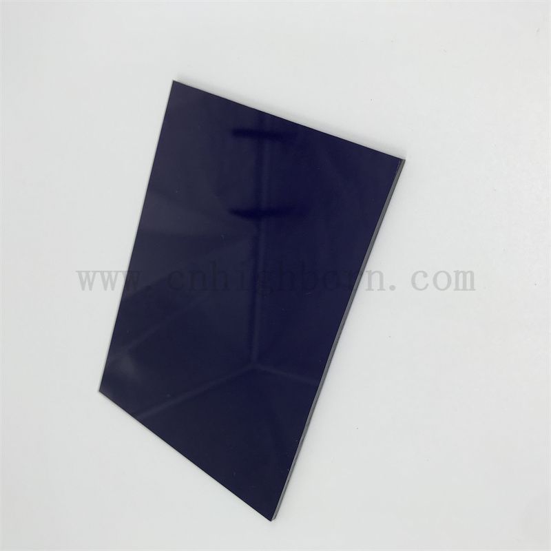 Piastra di passaggio in vetro filtro ottico personalizzato per attrezzature mediche e di bellezza