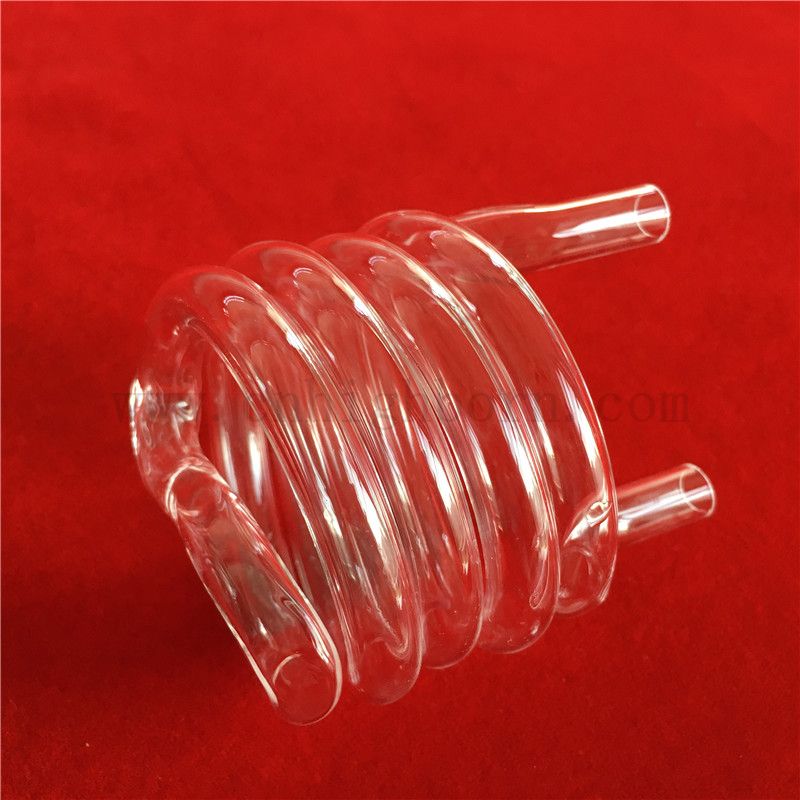 tubo di quarzo trasparente 