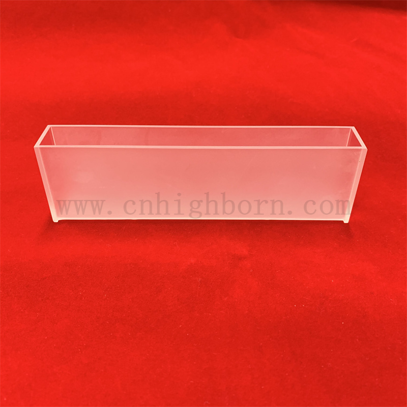 Gli utensili da laboratorio sono cella di fluorometro con coperchio Lovibond grande volume di vetro in quarzo Cella di cuvetta colorimetro