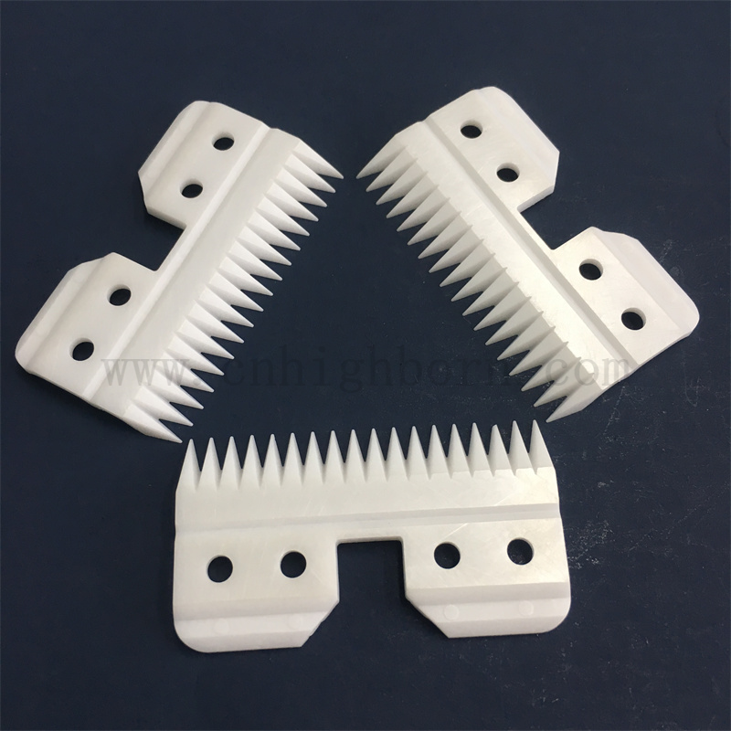 18teeth zirconia ceramica ceramica staccabile per capelli animali lama