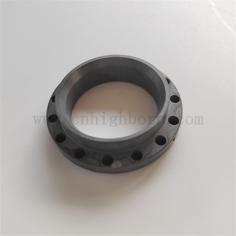 Anello di guarnizione meccanica in carburo di silicio SSIC resistente al silicio SSIC