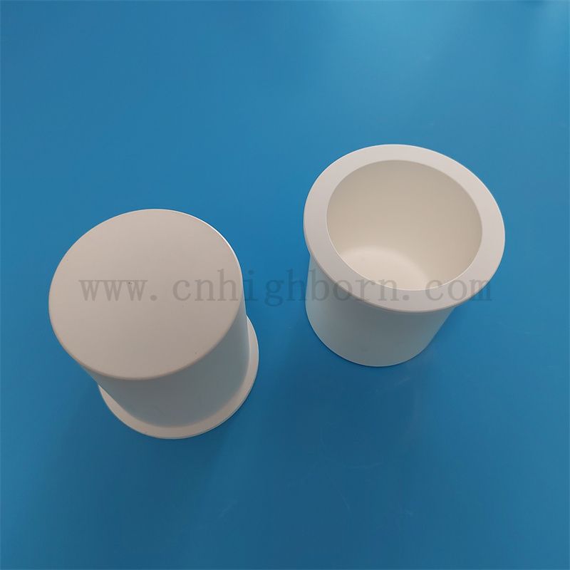 Isolatore Borone Nitruro Crucible ad alta conducibilità termica BN Boat ceramica