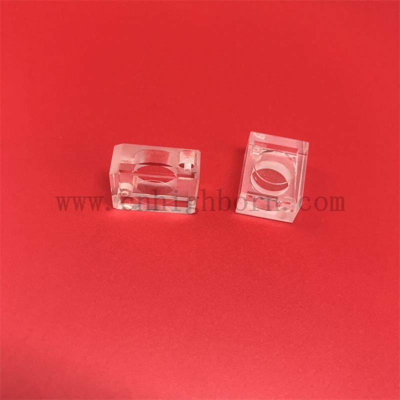 Strumenti di ricerca in laboratorio in quarzo semi-micro fluorometro in quarzo cuvetta in vetro