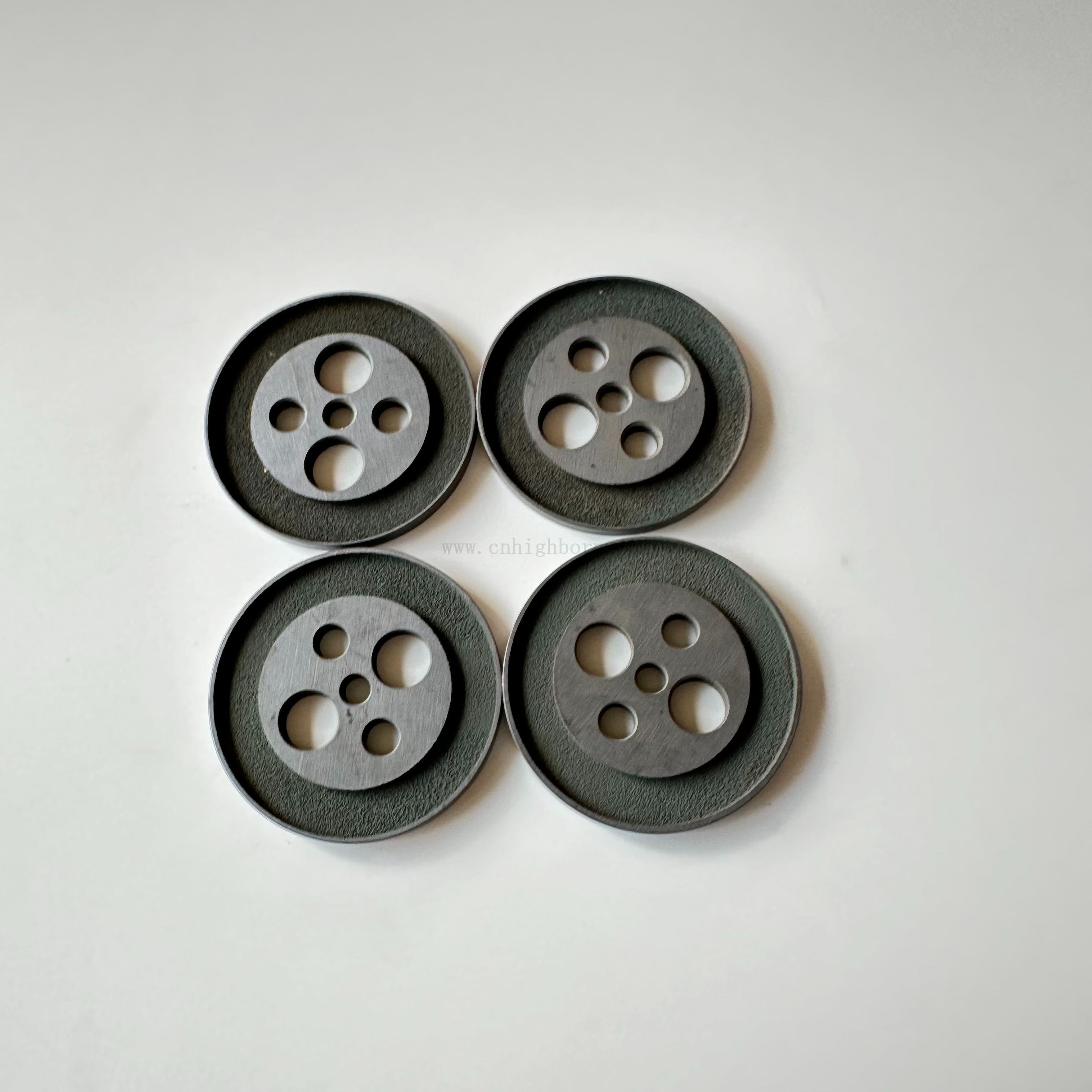  SIC Ceramic Disc Shilvery tondo in carburo di silicio con alta resistenza all'usura