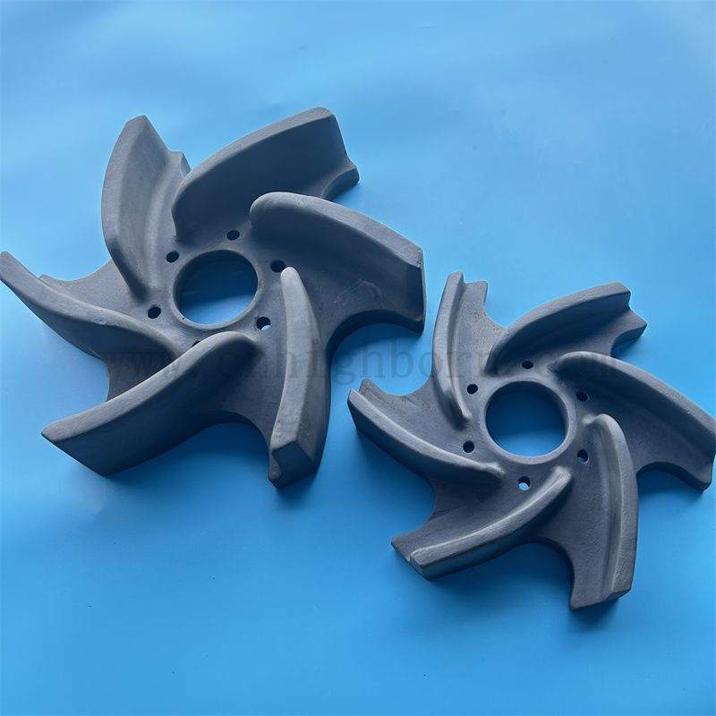 Reazione in carburo di silicio isolante Sinterita Sinterita di usura Sic Blocco irregolare