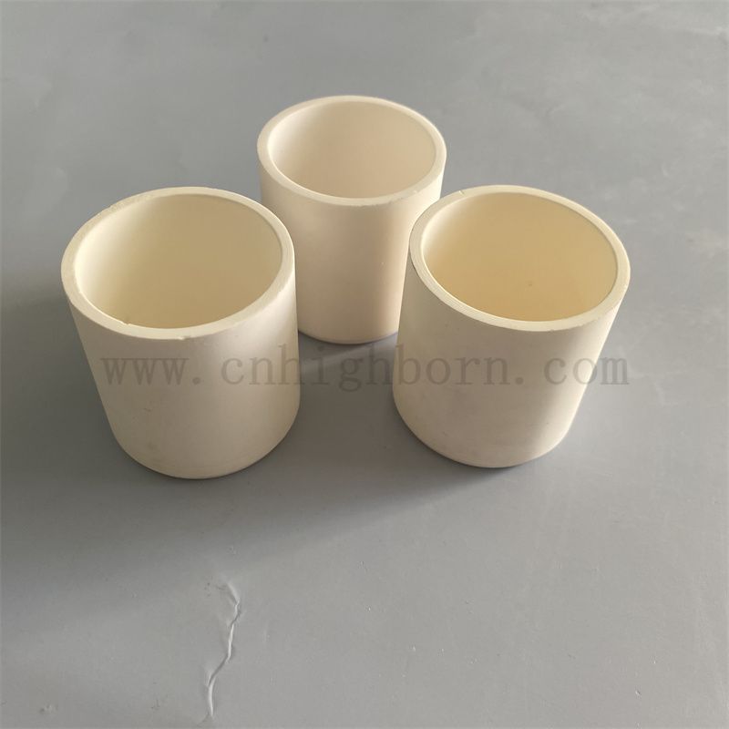 Alumina di resistenza ad alta temperatura Allumina crogioli crogioli di ceramica al2o3 melting pot d'oro