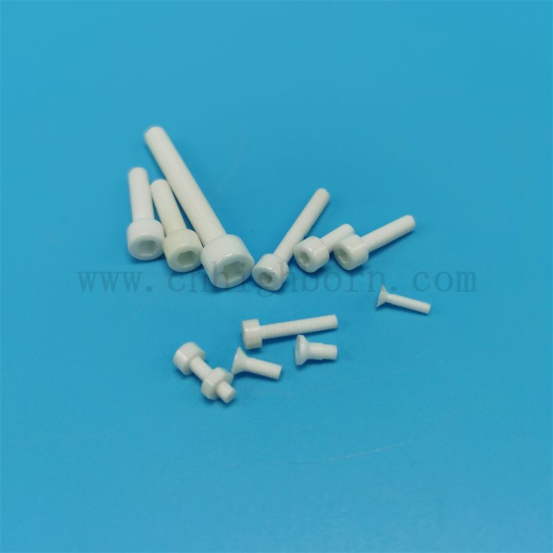 Viti ceramiche di allumina al2o3 95% personalizzate con dadi