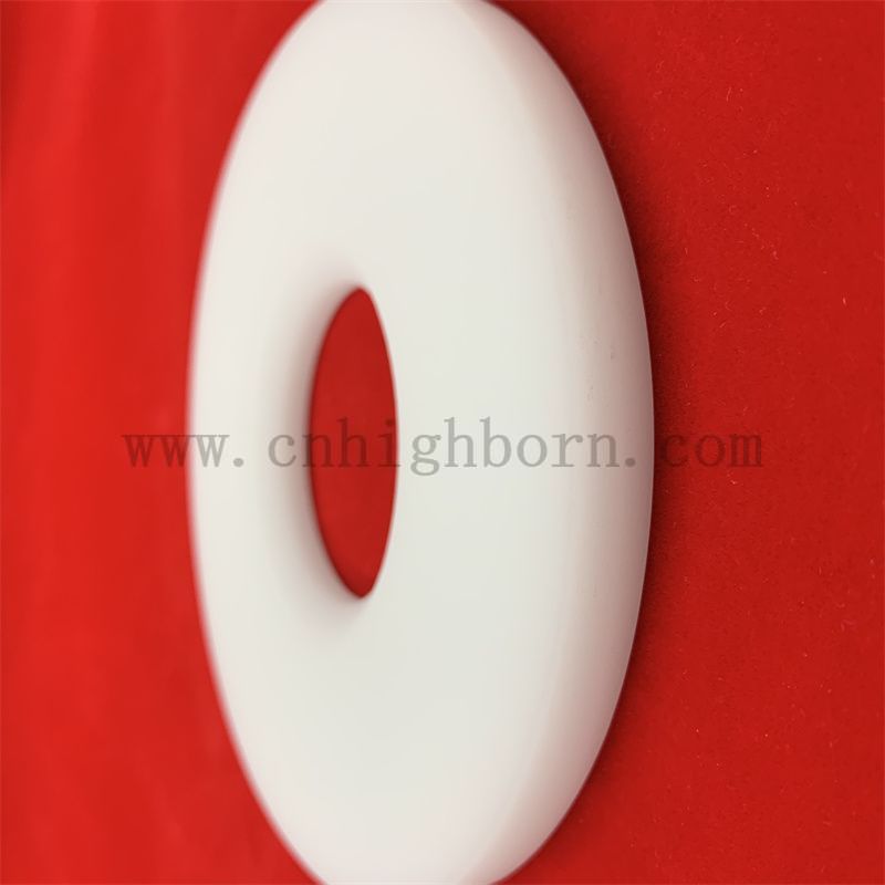 flangia in vetro al quarzo