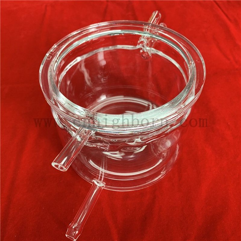 reattore in quarzo chiaro