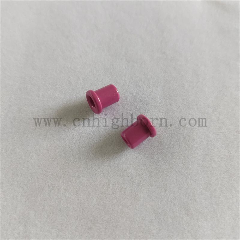 occhiello in ceramica rosa