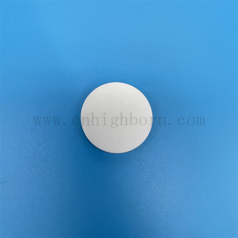 Disco di allumina personalizzato 99% al2o3 wafer di superficie liscia in ceramica