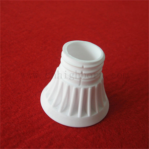 Portalampada in ceramica di allumina Lampada irregolare Al2O3 personalizzata