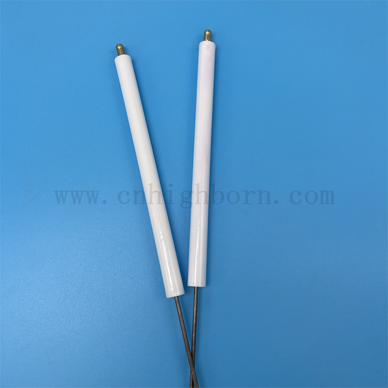 95 Accenditore Allumina Stufa a gas vetri personalizzato AL2O3 Accensione in ceramica