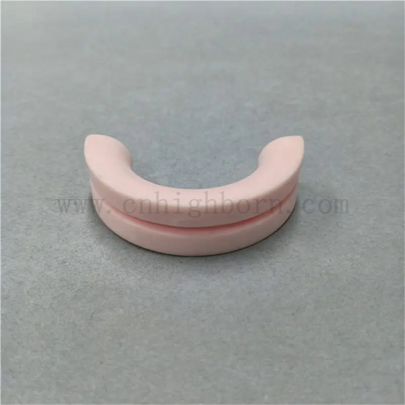 In stock lucido AL2O3 Allumina Ceramica Open Open Styles Guide in filo di filo tessile 