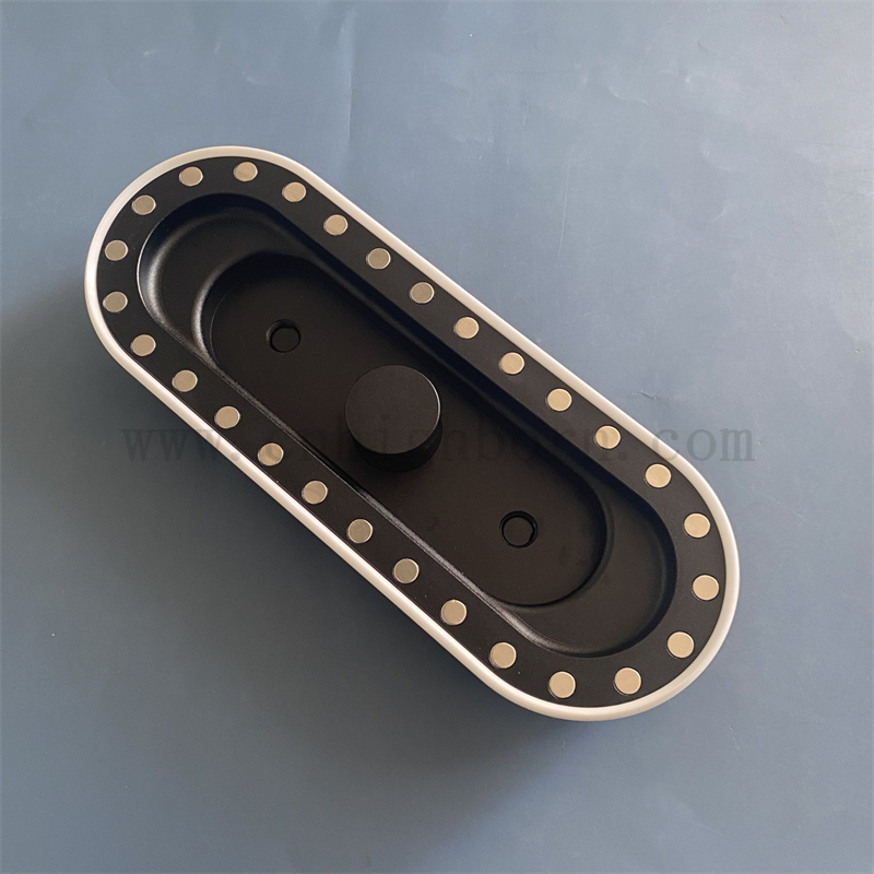  Coppa di inchiostro sigillata con anello in ceramica ZRO2 per parti di macchinari per stampa pad 