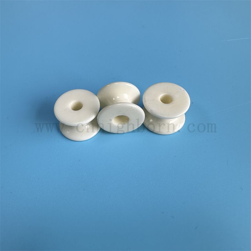 Accessori per macchinari tessili di resistenza all'usura di alta qualità Accessori in ceramica di allumina in diverse dimensioni