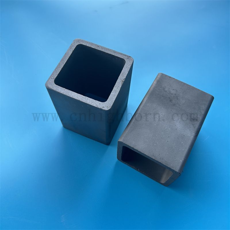 Isolatore Sinterazione del tubo quadrato in carburo di silicio Sinterizzazione del tubo ceramico SiC
