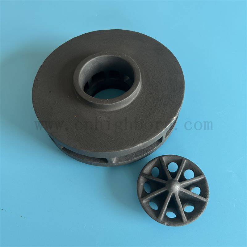 Blocco ceramico sinterizzato in carburo in carburo di silicio isolante