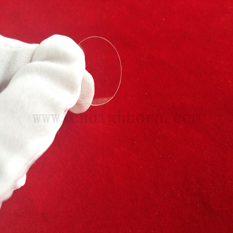 Piastra di vetro in vetro trasparente UVB di piccole dimensioni fusa