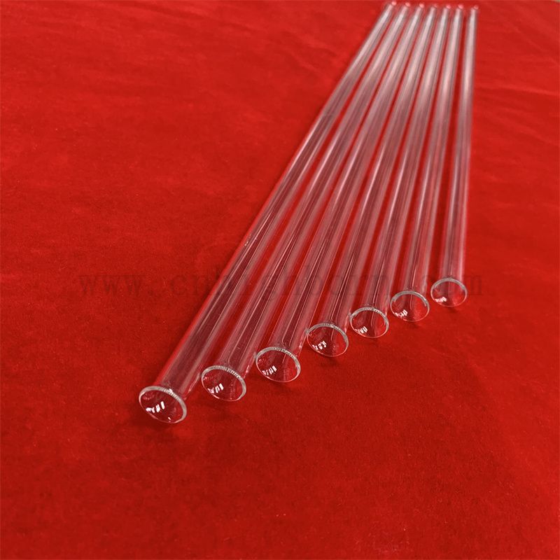 Dimensioni personalizzate e forma resistente al calore Cleor fuso in fuso in gambo in silice tubo 