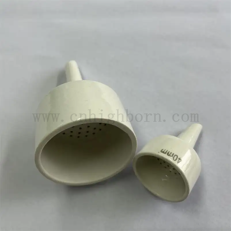 Esperimenti di ceramica personalizzati Laboratorio di porcellana vetrata Buchner Funnel
