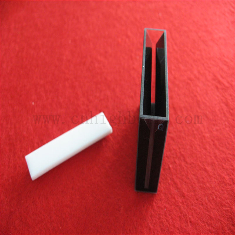 Parete nera ultra grandi grandi vetro in vetro in vetro cuvetta labware chimico