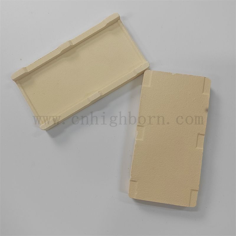 Zirconia refrattaria zirconia ceramica saggar zro2 cramica crogiolo per lo scioglimento dell'oro