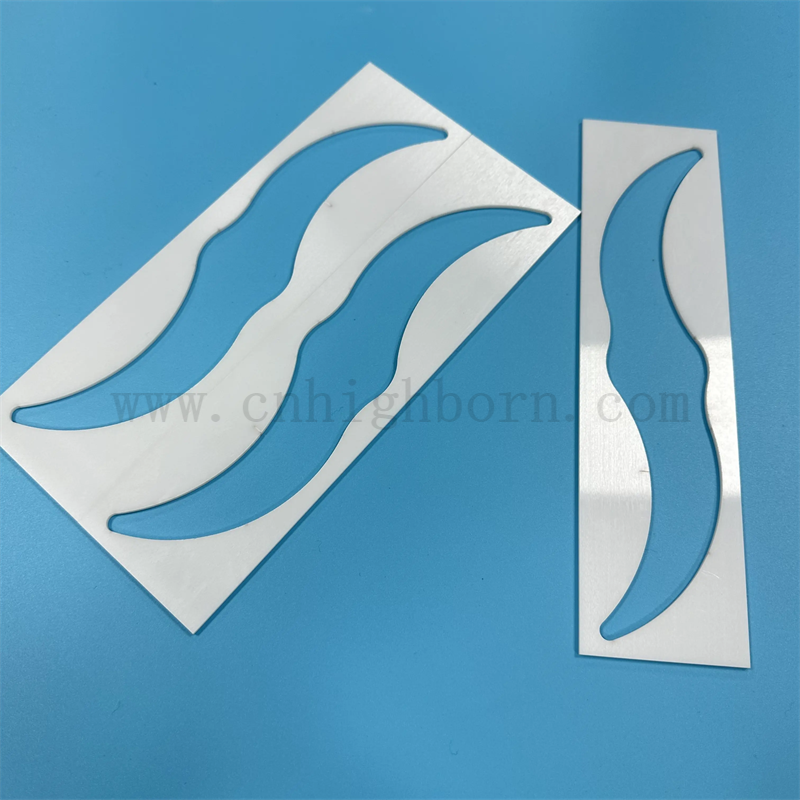 Resistenza all'usura ad alta precisione personalizzata Zro2 Piatto di zirconia da taglio laser