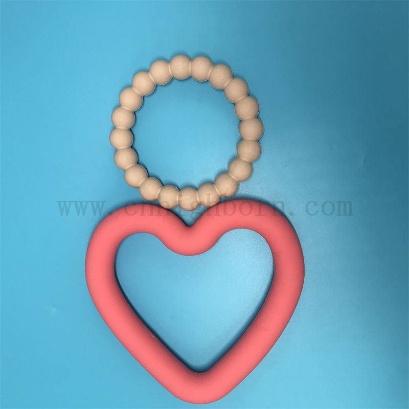 Denti da pet in gomma in silicone che macina il cibo per alimenti resistenti all'anello di gomma silicone mordace