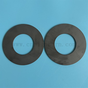 Anello in ceramica Sic con piastra in carburo di silicio nero isolante 