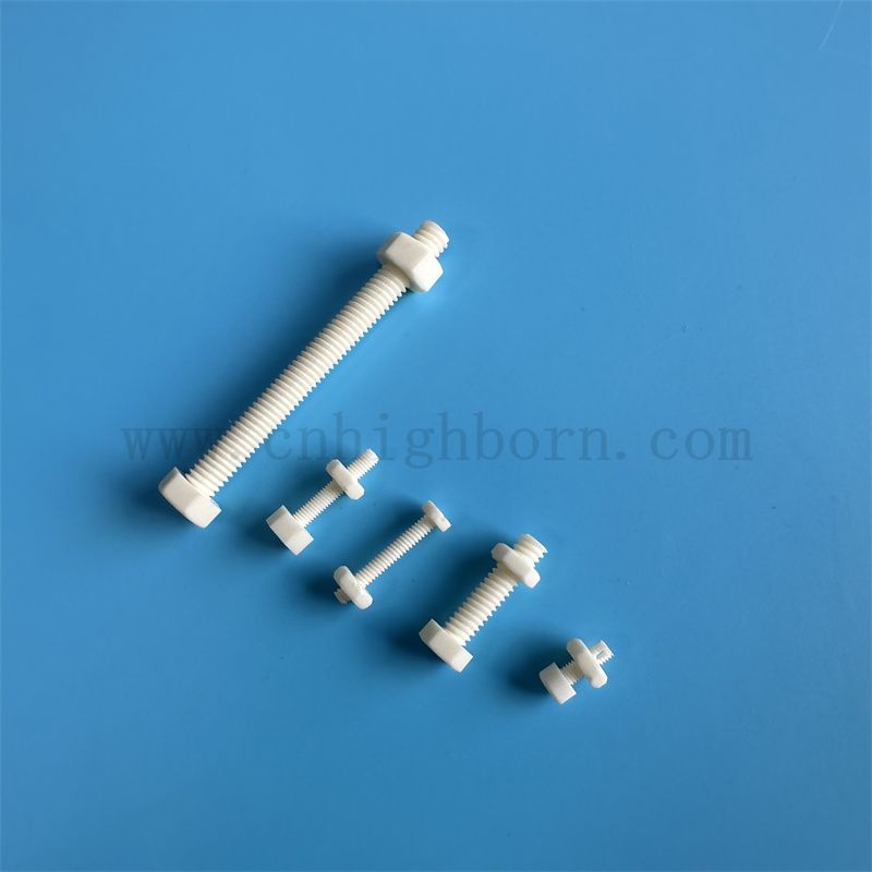 Industrial 99 Allumina Ceramic Solti di struttura strutturale Progettazione dello stampo e personalizzazione Componente ceramica