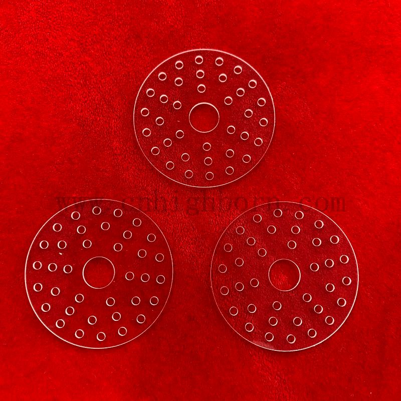 piastra di silice al quarzo fusa