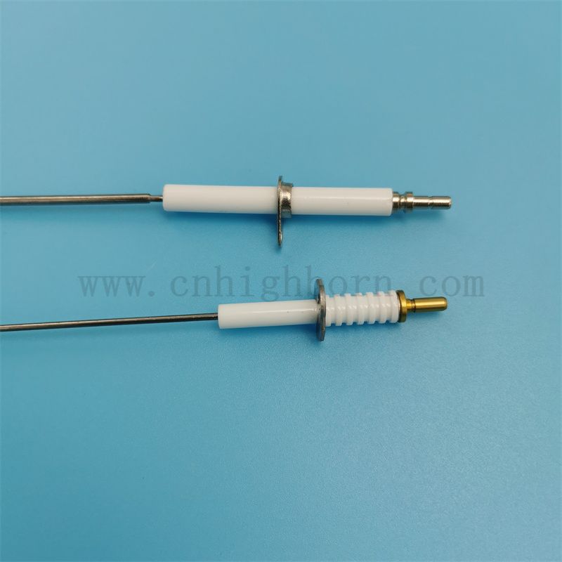 Accensione Al2O3 del bruciatore della stufa a gas dell'ago dell'accenditore in ceramica di allumina al 95%.