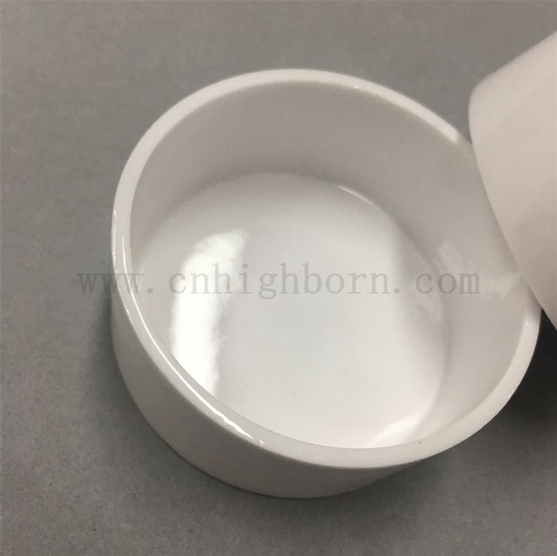 Glazing Surface Alumina Crucible Alumina Cramica Crucible