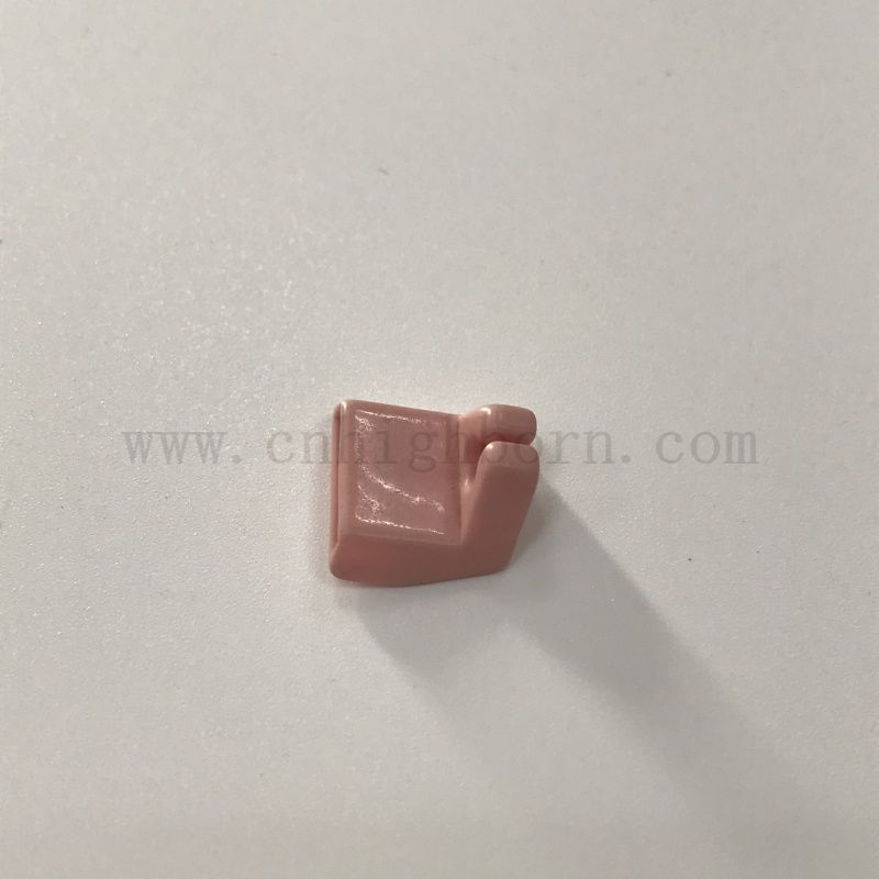 Parte lucida in ceramica in ceramica di allumina tessile CNC