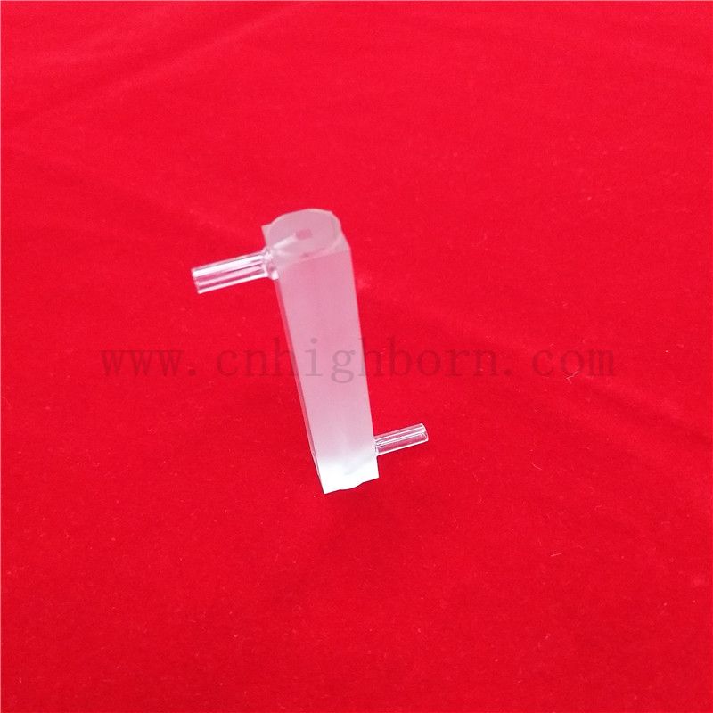 Research Lab Emoglobin Analyzer Labware Cell Cella UV Quarzo Cuvette di vetro