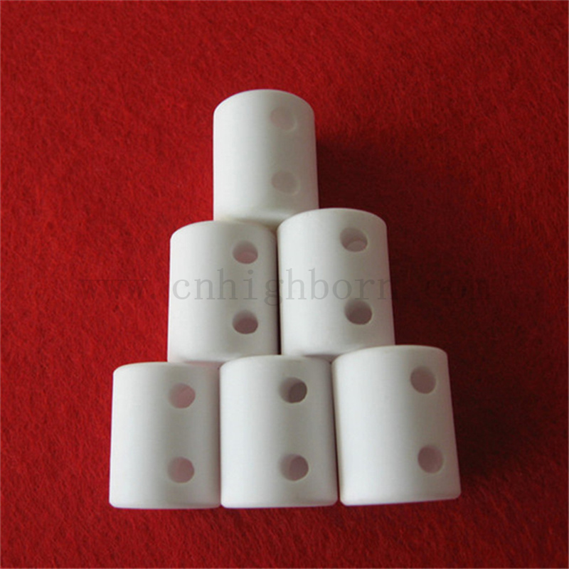 Cilindro di allumina irregolare personalizzato AL2O3 Asta di ceramica a forma di forma speciale