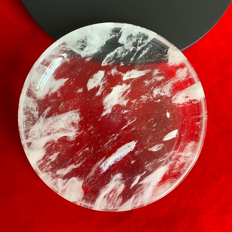 Battenele rotonde in quarzo cottura in vetro lastra di quarzo