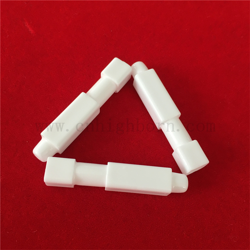 Tubo di elettrodi ceramica AL2O3 personalizzato per stufa a gas di allumina vetrata