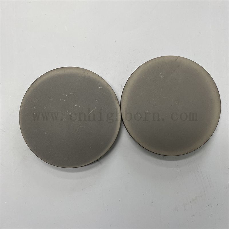Piastra rotonda in carburo di silicio in carburo di silicio ad alta durezza personalizzata